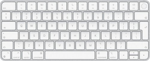 Magic Keyboard Com Touch ID for Mac models Com Apple silicon - Prata /Branco