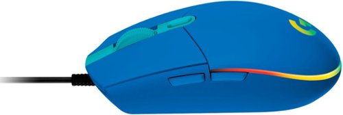 Logitech - G203 LIGHTSYNC Wired Optical Gaming Mouse with 8,000 DPI sensor - Blue