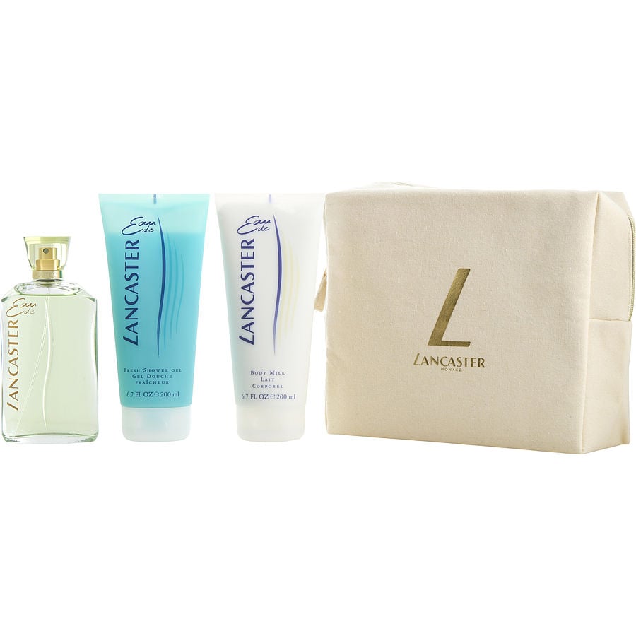 Perfume Unisex Lancaster Eau De Edt Spray 125 Ml & Leite Corporal 200 Gel Banho