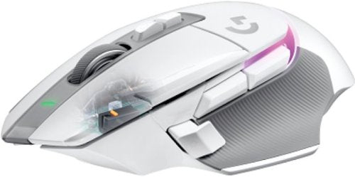 Logitech - G502 X PLUS LIGHTSPEED Wireless Gaming Mouse with HERO 25K Sensor - White