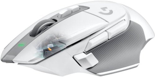 Logitech - G502 X LIGHTSPEED Wireless Gaming Mouse with HERO 25K Sensor - White