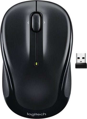 Logitech - M325s Wireless Optical Ambidextrous Mouse - Black