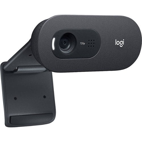 Logitech - C505e HD 720p Business Webcam - Black