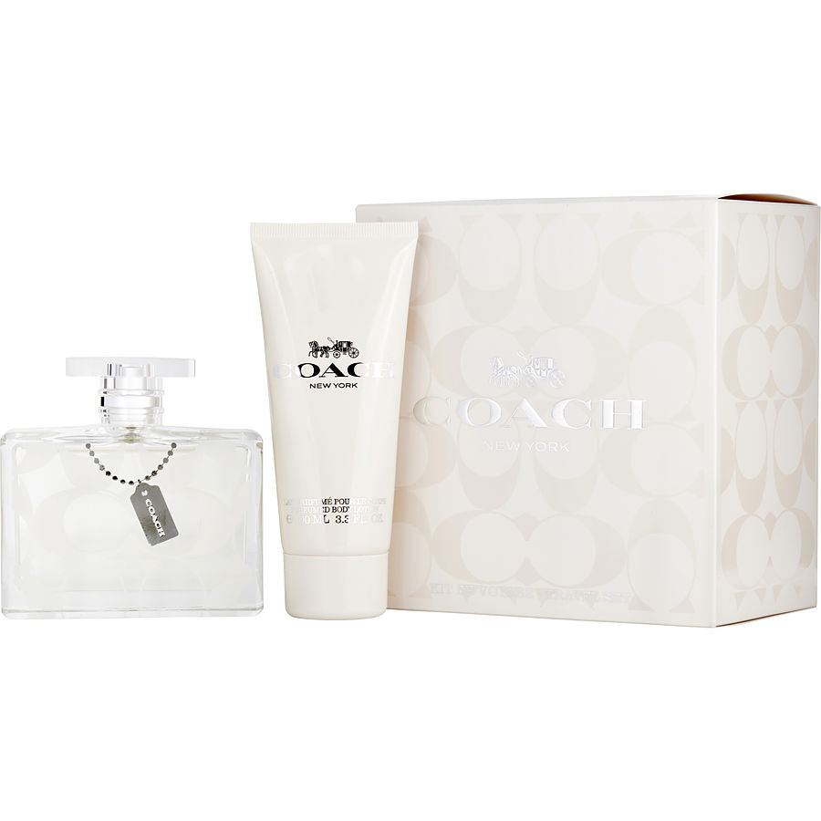 Cx De Presente Feminino Coach Signature Coach Eau De Parfum 100 Ml + Loção Corporal 100 Ml