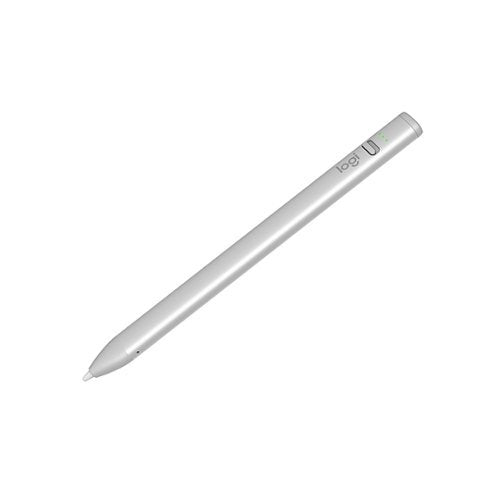 Logitech - Crayon Digital Pencil for All Apple iPads (2018 releases and later) with USB-C ports - Silver