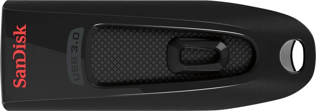 Pen Drive SanDisk - Unidade Flash Ultra 32GB USB 3.0 - Preto-SDCZ48-032G-A46