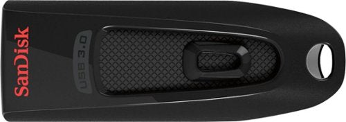 Pen Drive SanDisk - Unidade Flash Ultra 64GB USB 3.0 - Preto-SDCZ48-064G-A46