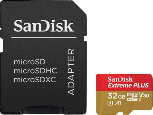 SanDisk - Cartão de memória microSDHC UHS-I Extreme PLUS 32GB-SDSQXWG-032G-ANCMA