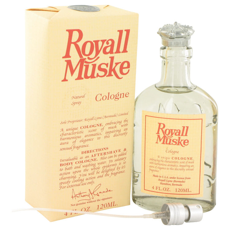 Loção Perfumada Masculina Muske Royall Fragrances 120 ML
