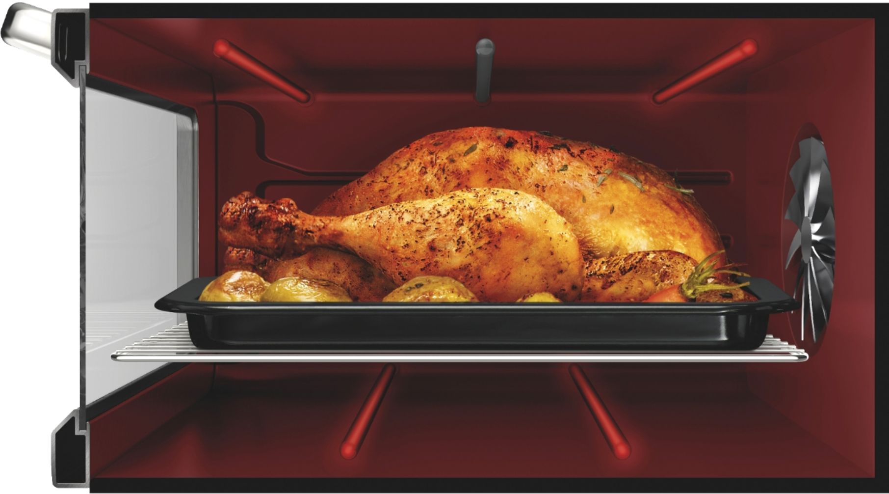 the Breville Smart Oven Air Fryer - Brushed Aço Inoxidável BOV860BSS1BUS1