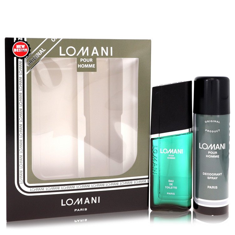 Perfume Masculino CX. presente Lomani 100 ML Eau De Toilette + 200 ML Desodorante