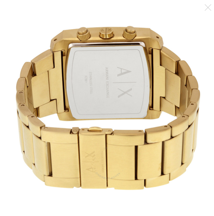 Relógio Masculino Armani Modelo AX2226 - Dourado