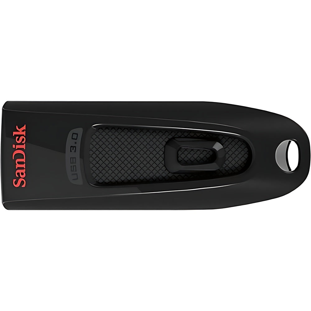 Pen Drive SanDisk - Unidade Flash Ultra 128GB USB 3.0 - Preto-SDCZ48-128G-A46