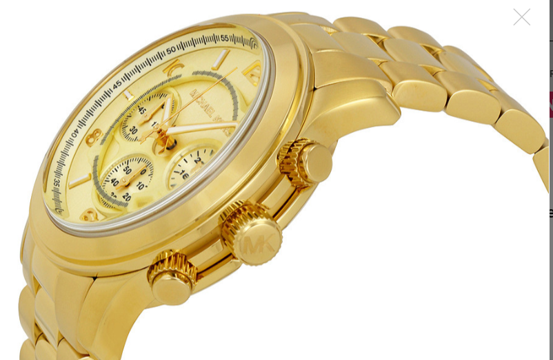 Relógio Feminino Michael Kors Modelo MK8077 - Dourado